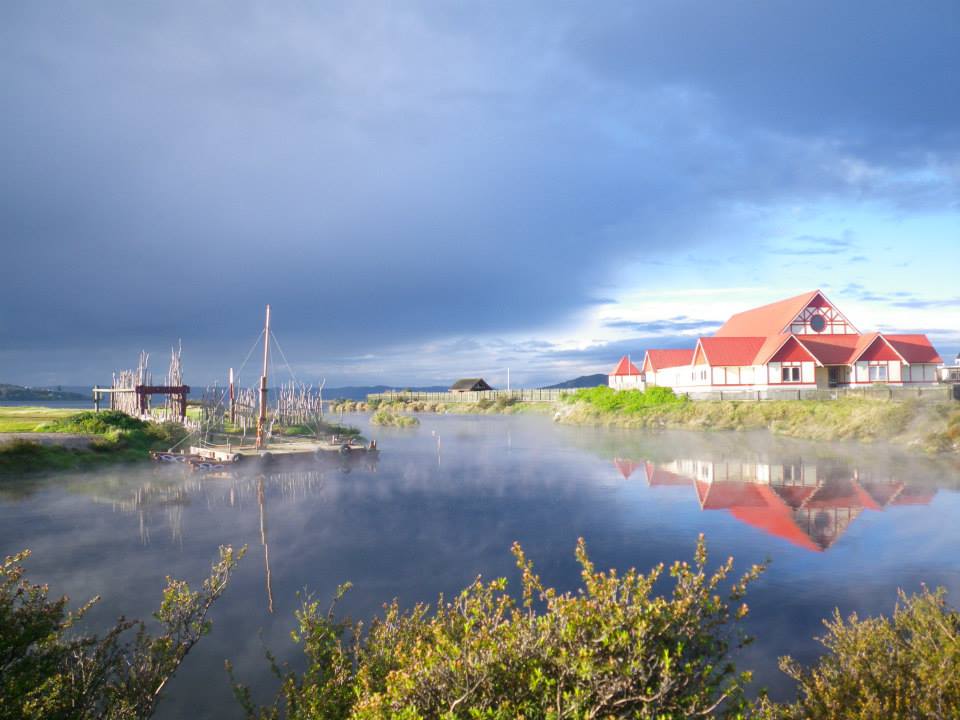 photo du village maori à rotorua